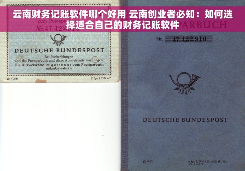 云南财务记账软件哪个好用 云南创业者必知：如何选择适合自己的财务记账软件