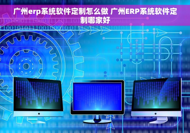 广州erp系统软件定制怎么做 广州ERP系统软件定制哪家好