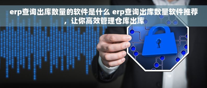 erp查询出库数量的软件是什么 erp查询出库数量软件推荐，让你高效管理仓库出库