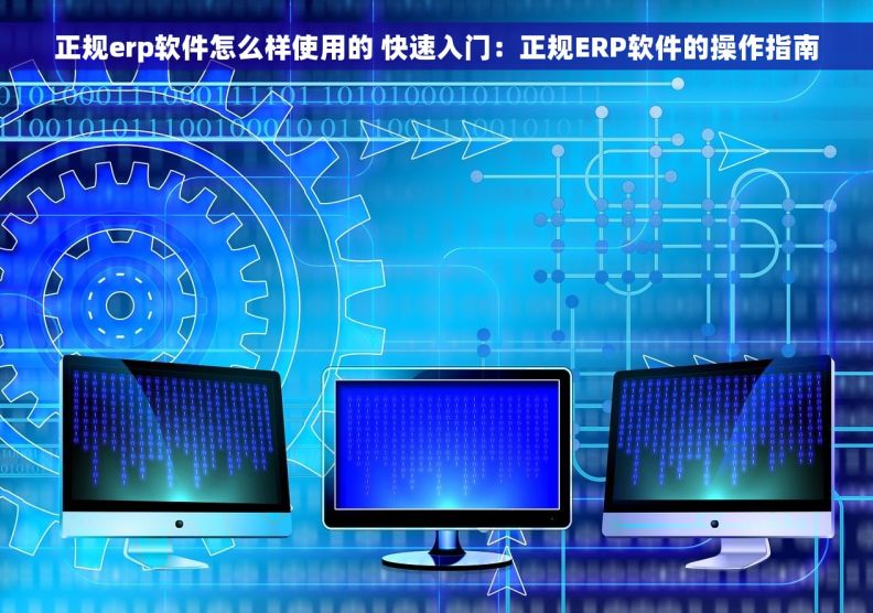 正规erp软件怎么样使用的 快速入门：正规ERP软件的操作指南