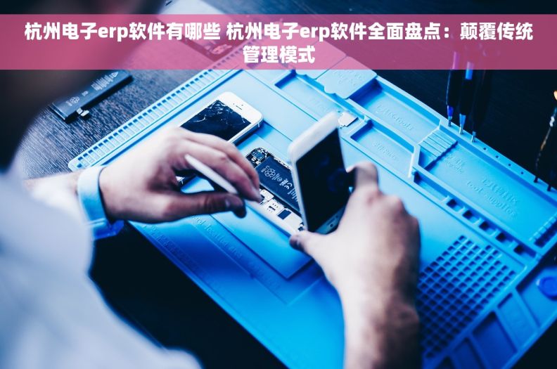 杭州电子erp软件有哪些 杭州电子erp软件全面盘点：颠覆传统管理模式