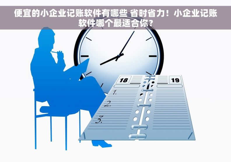 便宜的小企业记账软件有哪些 省时省力！小企业记账软件哪个最适合你？