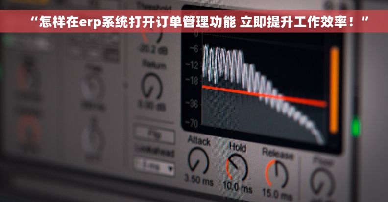 “怎样在erp系统打开订单管理功能 立即提升工作效率！”