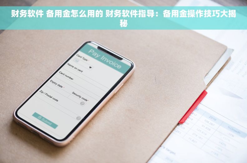 财务软件 备用金怎么用的 财务软件指导：备用金操作技巧大揭秘