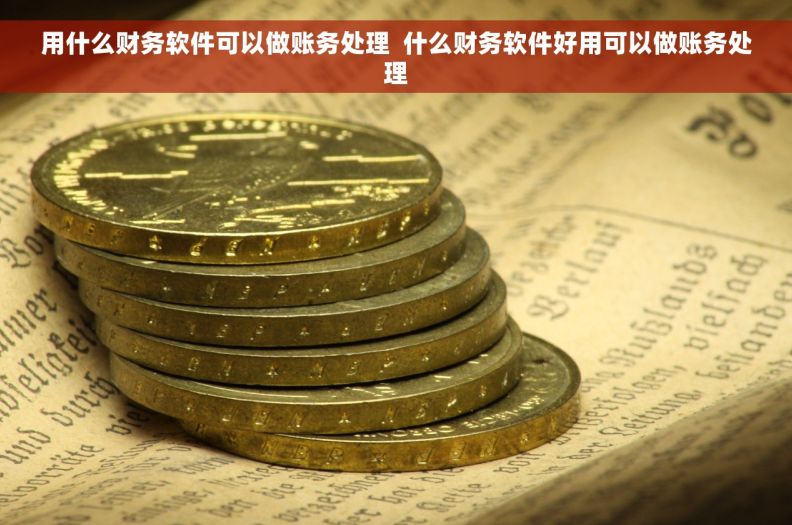 用什么财务软件可以做账务处理  什么财务软件好用可以做账务处理